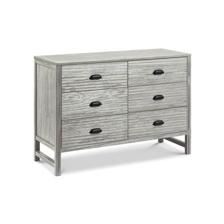 Fairway 6 Drawer Double Dresser Cottage Grey