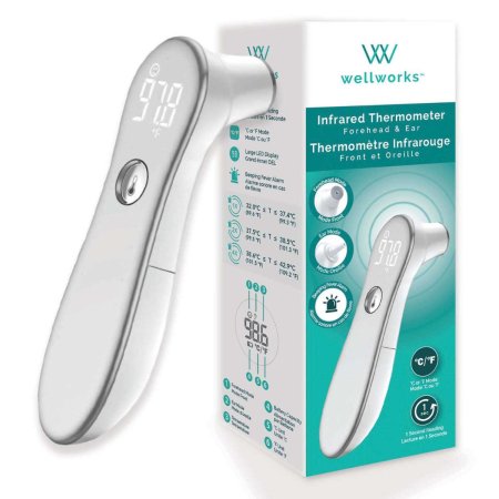 Wellwork Infrared Forehead n Ear Thermometer 10093 - box