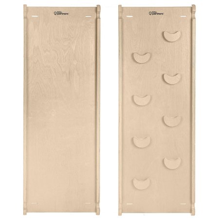 Little Partners - 2-in-1 Climbing Ramp-Slide - Natural LP07901 680798079015