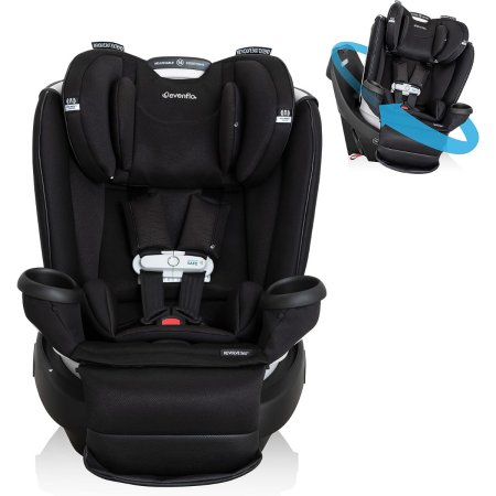 Evenflo Gold Revolve 360 All-In-One Extend Car Seat with Sensorsafe - Onyx Black