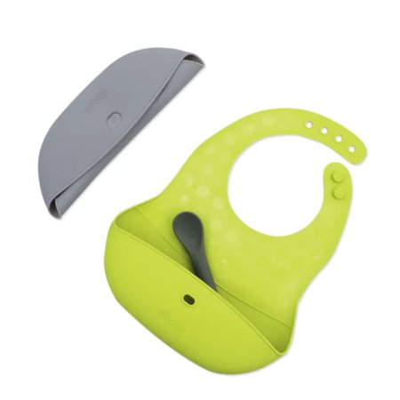 bbluv Poket - 2 pk Portable Silicone Feeding Set - Lime