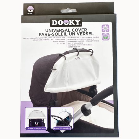 Dooky Universal Stroller & Car Seat Cover - Cream 