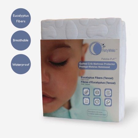 Eucalyptus Naturals Pebblepuff Quilted Mattress Protector