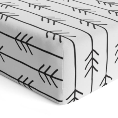 Flannel Fitted Crib Sheet - One Direction