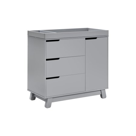  Hudson 3 Drawer Changer Dresser - Grey