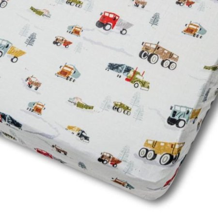 Crib Sheet - Happy Trucks