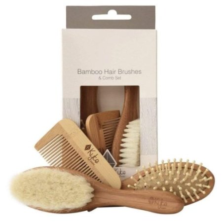 Bamboo 3 Piece Infant Brush Set