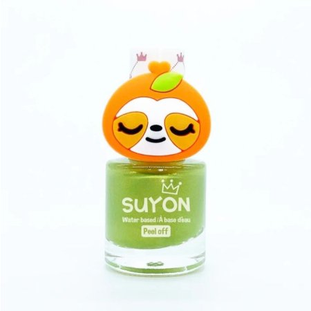 Peel Off Nail Pearl Green with Sloth Ring