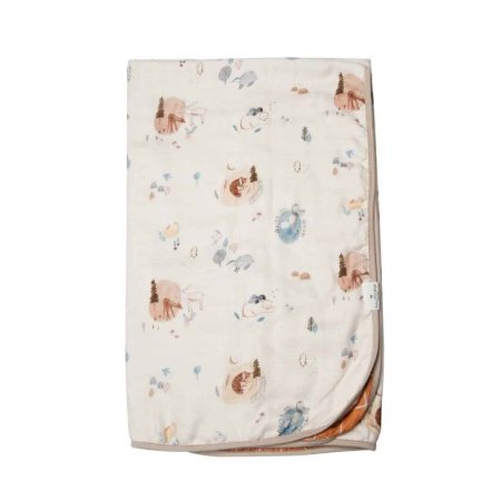 Muslin Quilt Blanket - Cozy Forest