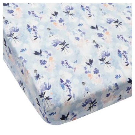 Crib Sheet - Ink Floral