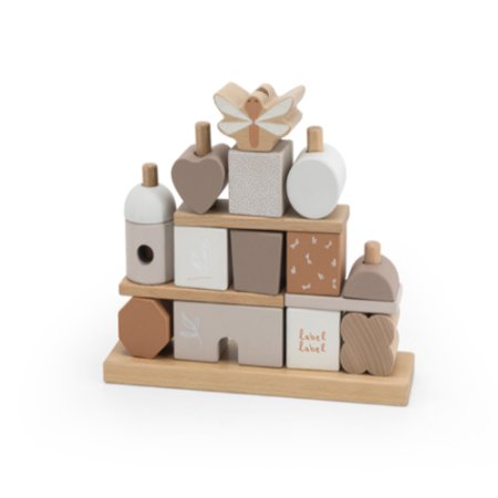 Label Label Stacking Blocks - Nougat