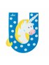 Animal Wooden Letter - U