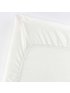 Travel Crib Sheet Organic Cotton - White 