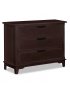 Midtown Collection 3 Drawer Dresser In - Chocolate