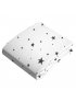 Flannel Pack N Play Sheet - Scribble Stars Black & White
