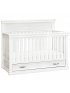Langford 4 in 1 Crib with Storage Drawer - Warm White Open Box