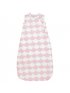 Woven Cotton Nap Bag 2 Tog - Pink Scallop