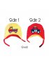 Reversible Winter Hat - Firetruck And Police