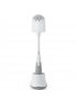 Bottle Brush with Nipple Cleaner - Grey