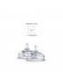 Silicone Nipples Two-Pack 2 Hole Medium Flow (3-6 Months)