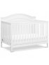 Charlie 4 in 1 Convertible Crib - White