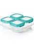 Baby Blocks Freezer Storage 4 oz Set - Teal