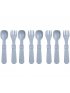 8 Count Utensils - Grey