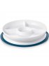 Stick n Stay Divided Plate - Navy