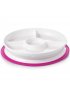 Stick n Stay Divided Plate - Pink
