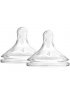 Options+ Wide Neck Level 4 Nipple 2 Pack