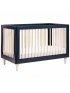Lolly 3 In 1 Crib With Toddler Rail - Navy Washed Natural