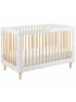Lolly 3 In 1 Crib With Toddler Rail - White Natural