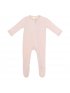 Zippered Footie - Blush