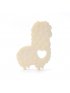 Silicone Baby Teether Holder Set - Llama