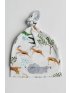 Top Knot Beanie - Safari Jungle