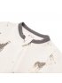 Zippered Footie - Giraffe