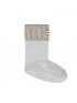 6 Stitch Cable Kids Boot Sock - Greige