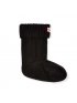 Half Cardigan Kids Boot Sock - Black