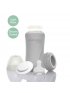 Glass Baby Bottle (240ml) - Quiet Grey