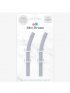 Mini Cup + Straw Training System Straw Replacement 2-pack Pewter
