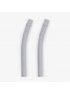 Mini Cup + Straw Training System Straw Replacement 2-pack Pewter