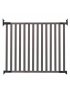 Bamboo Angle Mount Safeway Gate - Grey