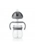 Straw Cup With Handles 6 oz. - Grey