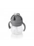 Straw Cup With Handles 6 oz. - Grey