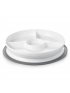 Stick & Stay Divided Plate - Grey