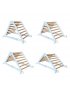 Learn 'N Climb Triangle - Soft White with Natural