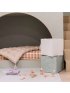 Recycled Fabric Storage Cube - Solid Cream