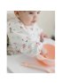 Long Sleeve Waterproof Bib - Pastel Stripes