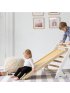 2-in-1 Climbing Ramp-Slide - Natural