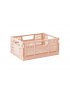 Modern Folding Crate - Clay